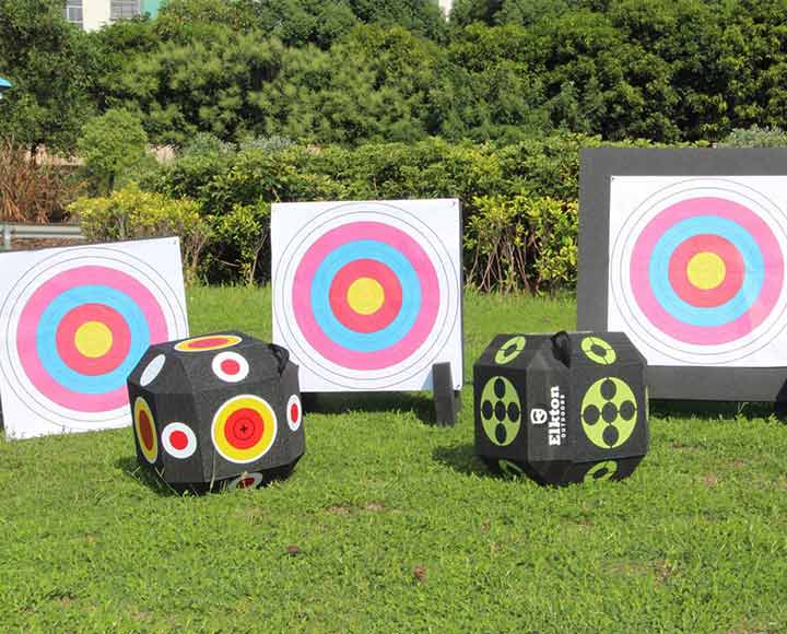 color printed archery target foam blocks