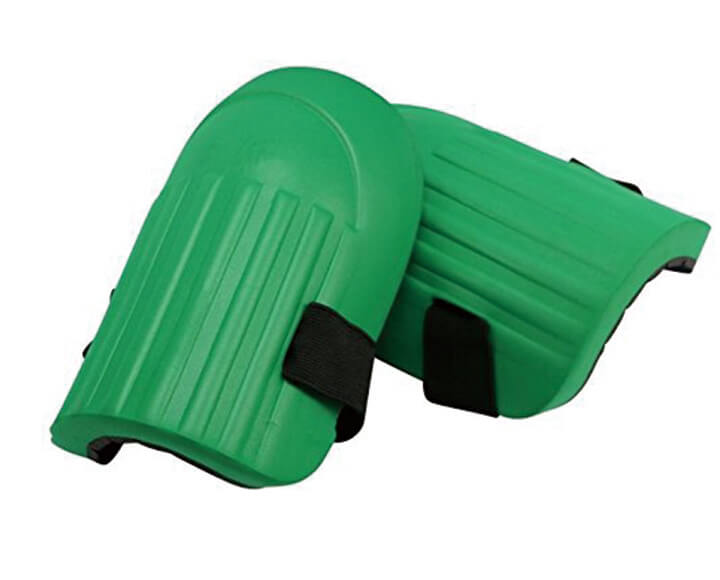 green foam knee pads with strap for safety protector