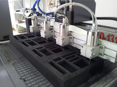 CNC foam cutting machines for foam packaging insert