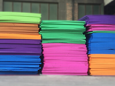 color eva foam in different thickness by skiver