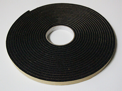 custom neoprene foam tape with adhesive backing