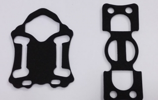 black custom molding foam rubber gaskets