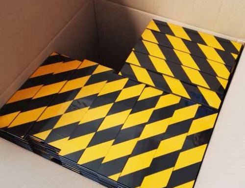 Foam Garage Wall Protector With Reflective Warning Tape