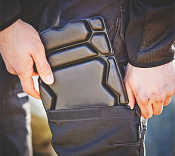 workwear-foam-knee-protection usage of foam knee pad insert for working trousers
