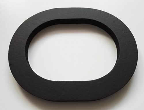 Round Shape PVC/ Nitrile Foam Gasket With Adhesive Backing