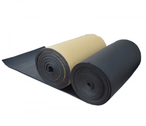 NBR foam rubber sheets for heat and sound insulation
