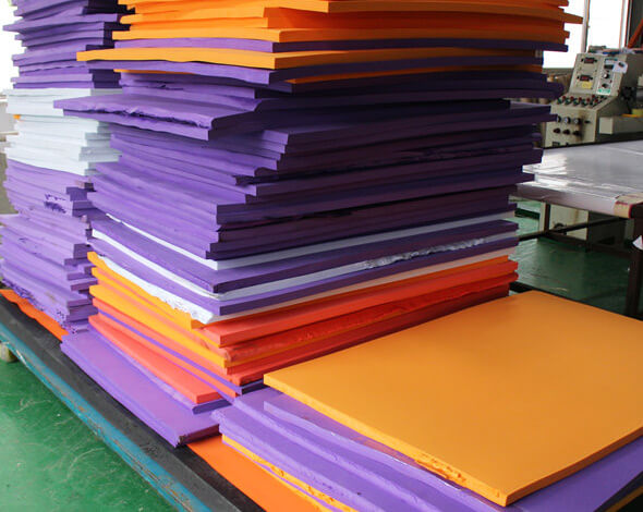 Buoyant EVA foam sheets and blocks