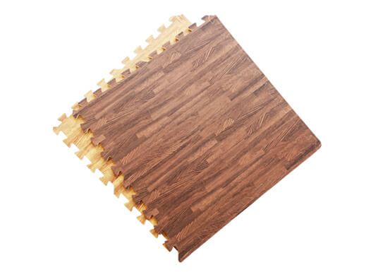 Household wood grain foam mats