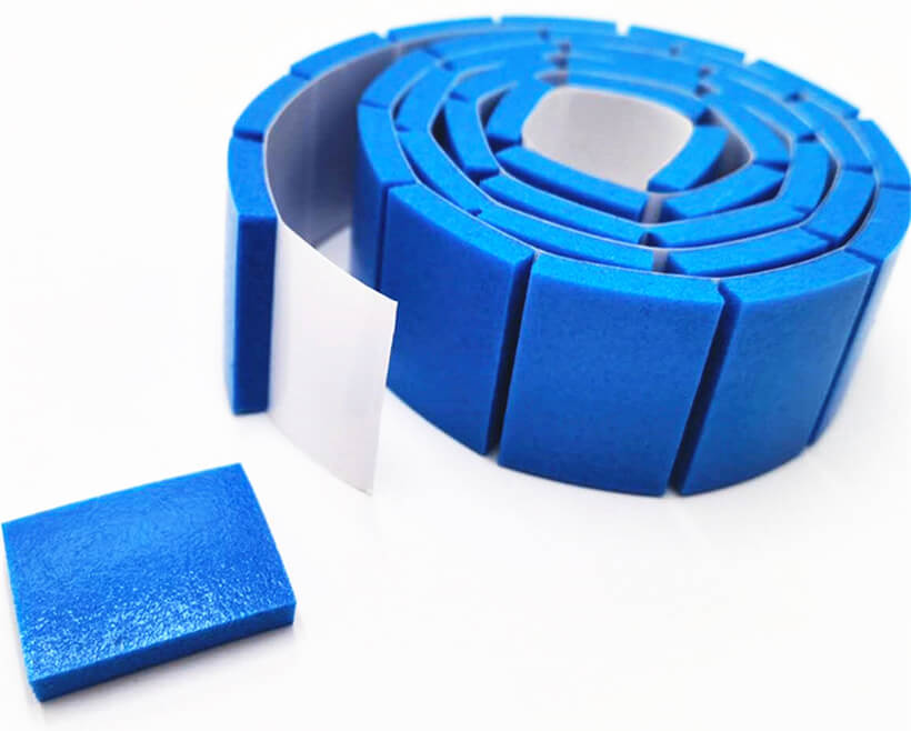 Blue Closed Cell PVC Gasketing Tape