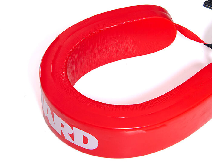 lifeguard rescue tube with vinly dipping coating