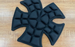 Foam Thermoforming Helmet Padding With Fabric