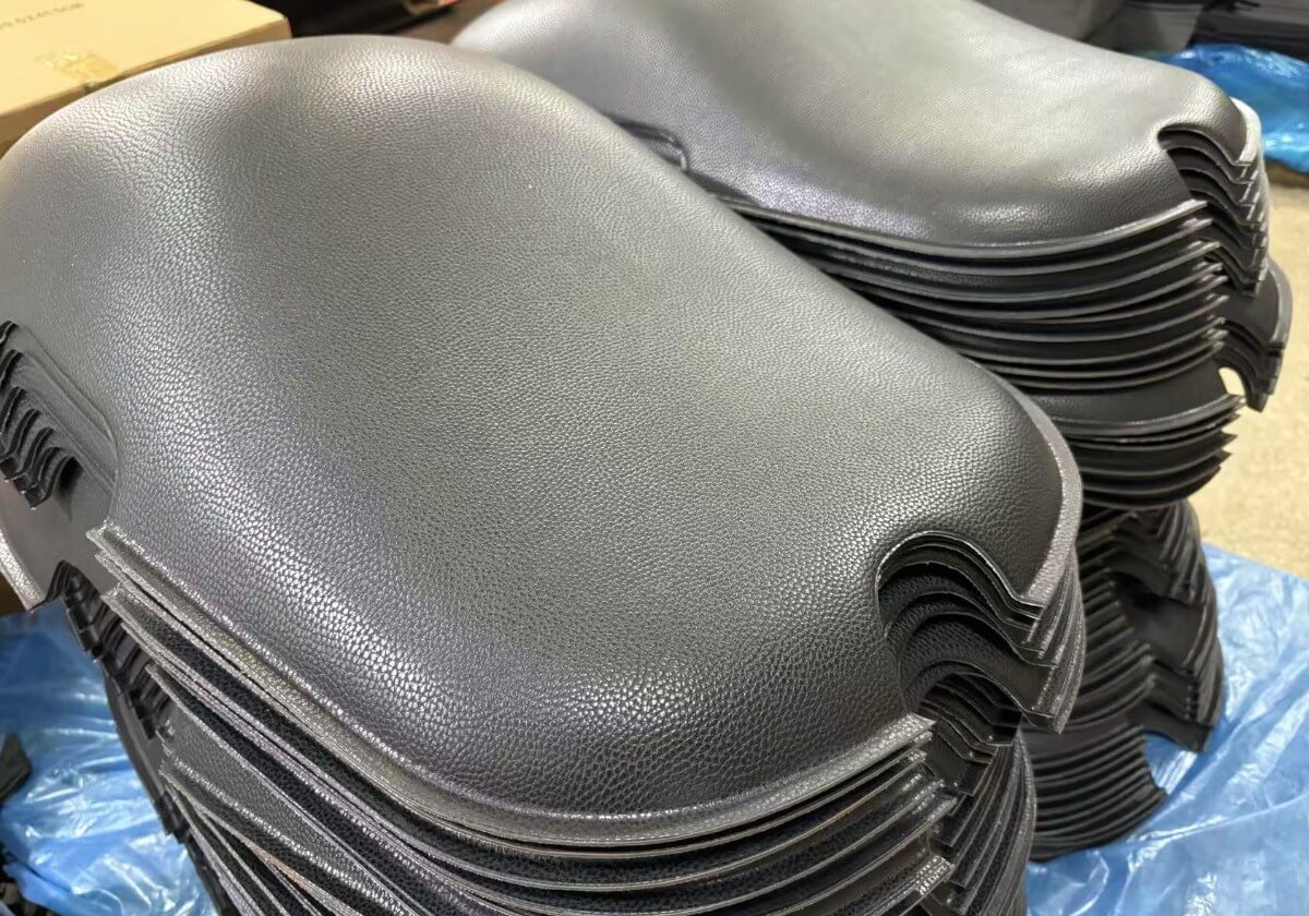 Heat Molded EVA Foam Part Laminated with PU Leather